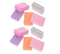 LOORGVEL 100 pièces Bloc à Ongles Double Face pour Manucure Pédicure Tampon Polissage Éponge pour Ongles Grain Fin Compact et Facile à Transporter