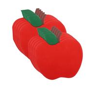 LOORGVEL 100 Pièces Serviettes Papier Rouge Pomme Découpées Serviettes Jetables pour Fêtes de Rentrée Scolaire Événements Maternelle et Décorations de Salle de Classe