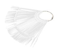 LOORGVEL 100Pièces Affichage pour Ongles Transparent Pratique de Vernis à Ongles pour Salons