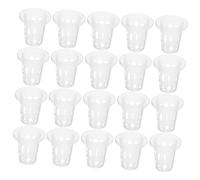 LOORGVEL 100pièces Paniers De Plantation Plastique Filet pour Hydroponie Pots Réutilisables pour Semis Et Bouturage Maille Aérée pour Racines Accessoires Jardinage Balcon Et Serre