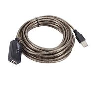 LOORGVEL 10m Câble Extension USB avec Amplificateur De Signal Prolongation De Mètres pour Réseau sans Fil De Et Transfert De Données Jusqu à Mbps