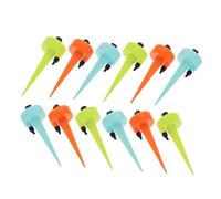 LOORGVEL 12 Pièces Automatic Self Watering Spikes Drip Irrigation Waterer for Garden Plants Adjustable Flow Rate Effortless Plant Care