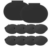 LOORGVEL 12 Pièces Étiquettes Tableau Noir avec Pince Clip Porte Étiquette Prix Effaçable pour Organisation de Panier et Cube de Rangement