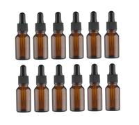 LOORGVEL 12 Pièces Lot de Flacons Pipette Verre pour Huiles Essentielles Femmes Flacons Vides Élégants pour et Cosmétiques Voyage et Organisation
