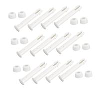 LOORGVEL 12 Pièces Plastique Pin Connecteur pour Piscine avec Joint Étanchéité Accessoires de Remplacement pour Cadre Métallique de Piscine Rectangulaire
