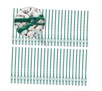 LOORGVEL 150 pièces Attaches Plastiques pour Fixation Plantes Grimpantes Liens de Jardinage Réutilisables Résistants et Durables pour Rattan et Vigne Vert par Paquet