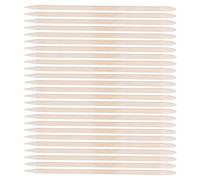 LOORGVEL 150 Pièces Bâtons Bois Orange pour Ongles Poussoir Double Face pour Cuticules Outil Manucure et Pédicure Portable Kit Soin des Ongles Polyvalent pour Usage Salon et Maison