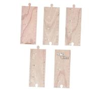 LOORGVEL 1ensemble Décoration Murale Pour Garçon Fille Règle De Hauteur Bois à Échelle De Croissance Pour Garçons Et Filles Installation Amusante Et Élégante