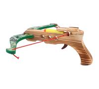 LOORGVEL 2 Ensembles Jeu Arc et Flèches Bois Interactif Parent-garçon Fille Sportif Extérieur pour Garçon Fille Arc à Ventouse Sûr Couleurs Aléatoires Couleur Aléatoire