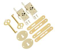 LOORGVEL 2 ensembles Serrure Invisible pour Boîte à Bijoux et Coffrets Petite Serrure Rétro Durable pour Coffres Armoires et Meubles Décoratifs