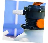 LOORGVEL 2 pièces Adaptateurs de Pompe Piscine Plastique PP Durables Connecteurs Étanches Compatibles Tuyau Filtration Skimmer Accessoires Piscine Fiables pour Remplacement Filtre