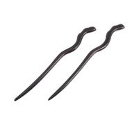 LOORGVEL 2 Pièces Ancient Hair Fork Ebony Multi Function Hanfu Accessory For Lantern Festival And Elegant Hairstyles Comfortable Grip And Classic Style For Women