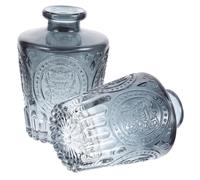 LOORGVEL 2 Pièces Bouteilles Dhuile Essentielle Gravées Verre Roma et Compactes pour Aromathérapie Maison Lot de de Parfum Intérieur