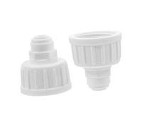 LOORGVEL 2 pièces Connecteur de Tuyau Rapide pour Système de Brumisation Raccord Étanche et Accessoire pour Kit Arrosage Extérieur et Humidification Basse Pression Lot