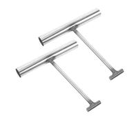LOORGVEL 2 pièces Crochets Regard Acier Inoxydable de Outils Manuels pour Couvercles de Regards et Tirer Portes Roulantes Résistants et