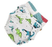 LOORGVEL 2 pièces Culotte Apprentissage Lavable Imperméable Couches pour Garçon Fille Pratique et Confortable Sous-vêtements Réutilisables Garçon Fille pour Entraînement Propreté et Nuit