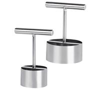 LOORGVEL 2 pièces Dénoyauteur Fruits Inox Ergonomique Extracteur Noyau Pomme Poire Corer Facile Maison Cuisine