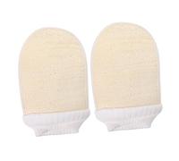 LOORGVEL 2 pièces Exfoliants de Bain Loofah pour Nettoyage Profond Corps Élimination Cellules Mortes Doux et Pratique Adaptés Usage