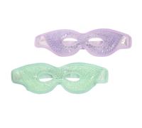 LOORGVEL 2 pièces Froids Réutilisables pour Yeux Coussin Gel PVC Souple pour Fatigue Oculaire Poches Froides Rafraîchissantes Poches et Confort et Détente