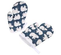LOORGVEL 2 pièces Gants de Four Garçon Fille Épaissis Chaleur avec Suspension Mitaines de Cuisine pour Boulangerie Protection la Chaleur pour Garçon Fille Lot
