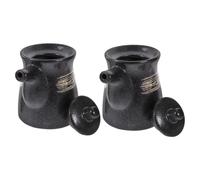 LOORGVEL 2 Pièces Lot Bouteilles Céramique pour Sauce Soja et Vinaigre Distributeurs Élégants pour Huile et Assaisonnement de Cuisine