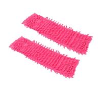 LOORGVEL 2 pièces Lot de Chiffons de Remplacement pour Balai Serpillière Absorbants et Durables Accessoires Pratiques pour Nettoyage Maison Couleur Rouge