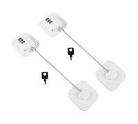 LOORGVEL 2 pièces Lot de de Sécurité pour Réfrigérateur sans Perçage Verrouillage par Code pour Portes et Protection pour Bureaux