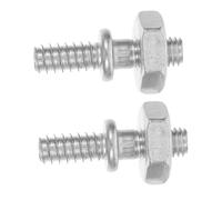 LOORGVEL 2 pièces Lot de Goujons et écrous pour Guide chaîne tronçonneuse Compatible Fixation Robuste et Installation Facile pour Entretien Rapide 170-251 Guide chaîne Goujon + écrou 2