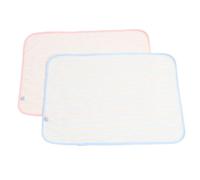 LOORGVEL 2 pièces Lot de Tapis à Lavables Imperméables et Respirants Coussins Hygiéniques Réutilisables pour Matelas de Change Portable pour Maison et Extérieur Rose Bleu