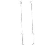 LOORGVEL 2 pièces Mangeoire Oiseau Suspendue INOX Porte-brochette Légumes Fruits Réutilisable Distributeur Extérieur Poulet Perroquet Cage