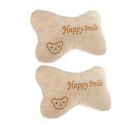 LOORGVEL 2 pièces Oreiller Cervical Voiture Ergonomique Respirant Coussin Appui-tête Confortable pour Siège Auto et Voyage