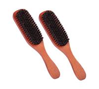 LOORGVEL 2 pièces Peigne Bois avec Brosse à Poils de Sanglier pour Coiffage Massage Accessoire de Voyage pour Usage Domestique