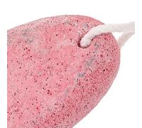 LOORGVEL 2 pièces Pierre Exfoliante Double Face pour Outil de Pédicure Naturel Pierre Volcanique Éliminateur de Peau Morte Masseur Plantaire avec Boîte de Rangement Lot Couleur