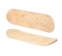 LOORGVEL 2 Pièces Planche à roulettes Non pour Garçon Fille Deck Skateboard DIY Érable Couches Surface Blanche à Peindre et Résistante pour Customisation