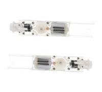 LOORGVEL 2 Pièces Pompe Transparente Remplacement Noyau Plastique Pompe à Piston Stable Haute Pression pour Irrigateur Buccal Usage Domestique et Voyage