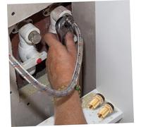 LOORGVEL 2 pièces Raccord Laiton pour Cuve Connecteur de Cloison Femelle avec Joint Adaptable pour Réservoirs Eau et Tuyau Darrosage