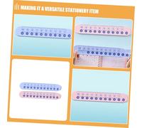 LOORGVEL 2 pièces Règle Mathématique Interactive pour Garçon Fille Outil Éducatif pour Addition et Soustraction Apprentissage Ludique Adapté Maternelle Garçons et Filles
