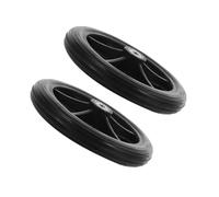 LOORGVEL 2 pièces Roues Solides pour Fauteuil Pneus Durables Anti-usure Accessoires pour Fauteuils et Déambulateurs Remplacement Facile et Adapté à Tous Types de Surfaces Lot