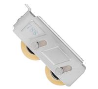 LOORGVEL 2 pièces Roulettes pour Porte Coulissante de Véranda Double Roulement à Billes Cuivre avec Coque Inox Roue de Remplacement pour Baie Vitrée Installation Facile et Stabilité