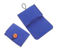 LOORGVEL 2 pièces Sac Rangement Huiles Essentielles pour Voyage Pochette Multifonctionnelle Tissu Non Tissé Protection pour Flacons Trousse Compacte pour Femmes