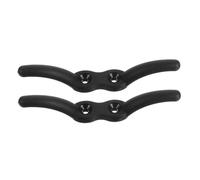 LOORGVEL 2 Pièces Taquets Nylon pour Mât de Drapeau Résistants Aux Intempéries Crochets de Fixation et Durables pour Voile Kayak et Quais Installation Rapide et Sécurisée