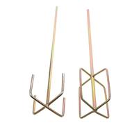 LOORGVEL 2 Pièces Tiges Mélangeuses Hexagonales Acier pour Perceuse Mélangeur Peinture et Enduit Résistantes et Durables pour Usage Domestique et Chantier
