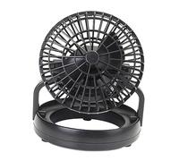 LOORGVEL 2 pièces Ventilateur de Tente LED avec Lampe Camping Rechargeable et Crochet Suspendu Lumière LED Ventilateur et Lampe Combo pour Randonnée et Urgence Extérieur