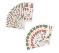 LOORGVEL 20 Autocollants Temporaires Drapeau Mexicain Imperméables Petits Tatouages Visage pour Fête de L'Indépendance Événements Sportifs Matchs de Football et Festivals