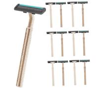 LOORGVEL 20 Ensembles Rasoir de Voyage avec Crème à Raser Ensemble pour Hommes Rasoir à Main pour Corps et Barbe Fournitures Hôtelières pour Déplacements et Séjours