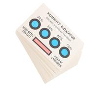 LOORGVEL 20 Pièces Cartes Indicatrices Humidité Sensibles à Eau Changement de Couleur Mesure Précise Réutilisables Adaptées Au Humidité Intérieur et Stockage