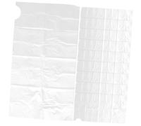 LOORGVEL 20 pièces Feuilles Attrape Poils de Barbe Transparent Accessoires Bain pour Évier et Lavabo Entretien Facile Barbe