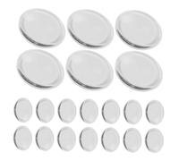 LOORGVEL 20 Pièces Silicone Lash Extension Pads Reusable Soft Eyelash Holder Pallet Oversized Comfortable Design For Professional And Personal Use