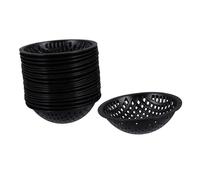 LOORGVEL 20 Pièces Tamis pour Pots de Fleurs Plastique Tapis Maillé Forme de Bol avec Drainage Tapis pour Fond de Protection Antidébordement pour Pots Dintérieur et Extérieur