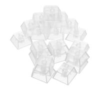 LOORGVEL 20 Pièces Transparent Keycaps for Mechanical Gaming Keyboard High-Clarity Replacement Key Caps with RGB Backlight Visibility and Easy-to-Clean Keyboard Accessory